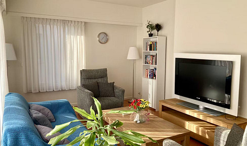 2 bedrooms plus a living room, fully furnished.