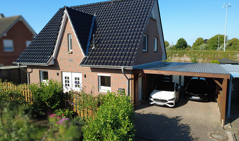 Modern Frisian-style house near the beach.