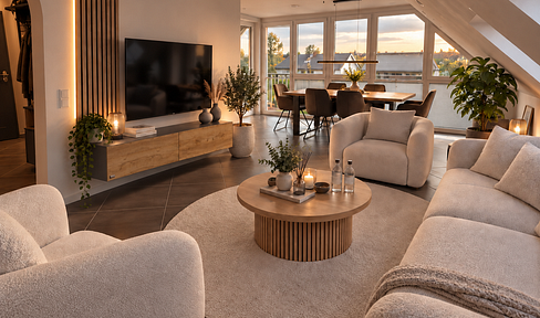 Exklusiv vollmöblierte 4-Zimmer-Wohnung | 101 m² | Fussbodenheizung | Klimaanlage | Wohnen auf Zeit