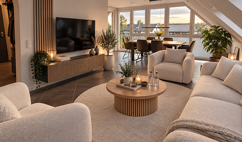 Exklusiv vollmöblierte 4-Zimmer-Wohnung | 101 m² | Fussbodenheizung | Klimaanlage | Wohnen auf Zeit