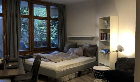 Ruhiges 1-Zimmer-Apartment mit Süd-Terrasse und Gartenanteil in Schwabing-West – provisionsfrei