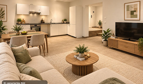 Modern living in Stuttgart-West | 53 m² | Equipped kitchen | Underfloor heating | Energy-efficiently renovated.