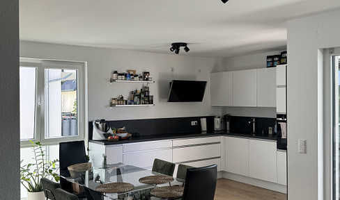 Bright and airy apartment on the first floor.