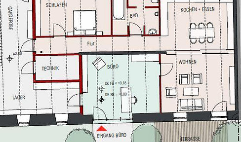 Einzigartige 3-Zimmer-Wohnung