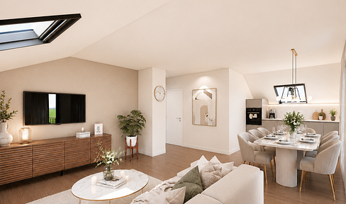 Letzte DG-Neubauwohnung | KfW-55-zinsvergünstigtes Darlehen bis 100.000 € – Antrag bis 31.12.2026