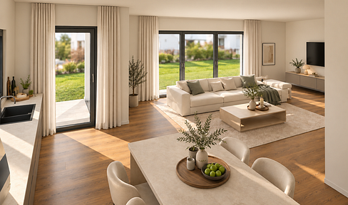 Moderne 2-Zimmer - Wohnung mit Terasse und barrierefreiem Zugang in Roigheim
