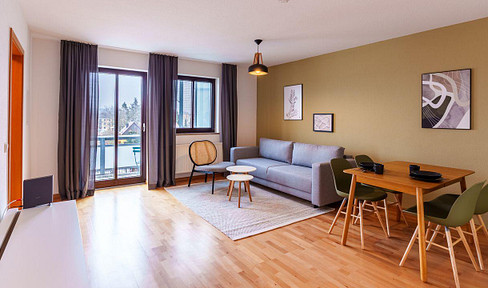 Renoviert & möbliert: Wohnung mit Balkon in Gersthofen - Wohnen auf Zeit