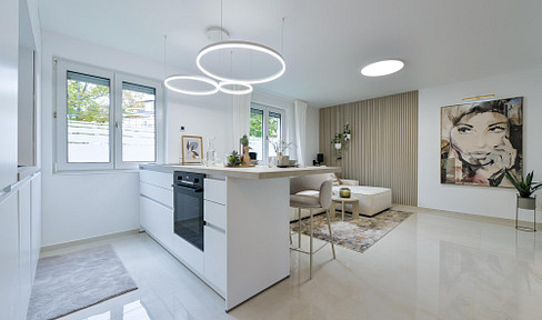 Möblierte und neu renovierte 3-Zim.-Wohnung in HN-City mit Einzelgarage - PROVISIONSFREI