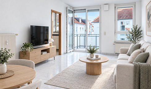 Helle 2-Zimmer-Wohnung mit Einbauküche, Balkon und Tiefgaragenstellplatz