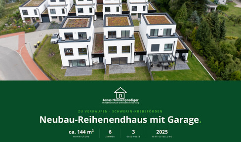 Modernes Reihenendhaus mit Garage zum Erstbezug - 3 Geschosse