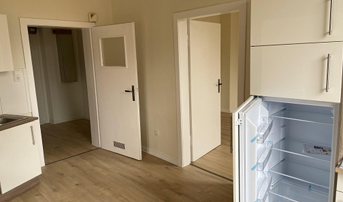 Beautifully renovated apartment - quiet and centrally located: 2-room apartment with kitchen and bathroom.