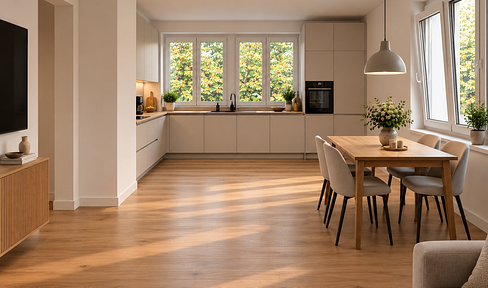 A comfortable space: spacious 3-room apartment with a well-designed layout.