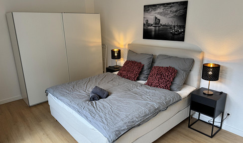 Furnished 3-room apartment in Hamburg-Eilbek.