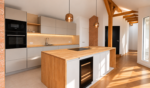 Penthouse mit Sauna und Dachterrasse im Bergmannkiez