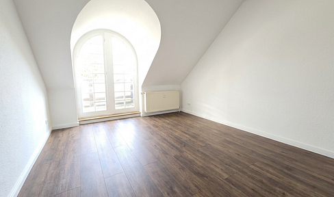One-room attic apartment in the lovely town of Eberswalde.