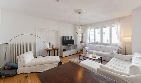 Provisionsfrei! 3-Zimmer-Altbau-Wohnung (ca. 102 m²) inkl. Balkon und Garage in der Südweststadt