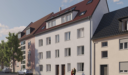 Kernsanierte 2 Zimmer Wohnung in energetisch saniertem Haus (Provisionsfrei)