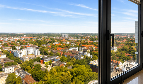 Fully furnished high-rise residence  29F/ W3 Panorama  views over Hamburg