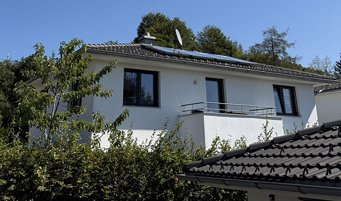 Modernes, freistehendes Energiespar-Einfamilienhaus A+ mit Alpenblick