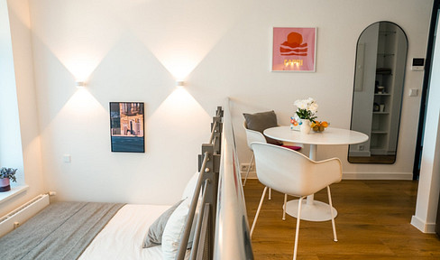DESIGN LIVING IN HAMBURG-OTTENSEN: New serviced apartments – high-quality accommodation for short stays.