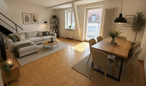 Großzügige 4-Zimmer-Maisonette mit Balkon | 114 m² | Ludwigshafen