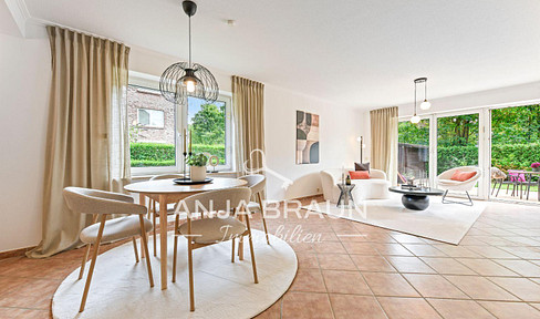 3-room apartment with a garden.