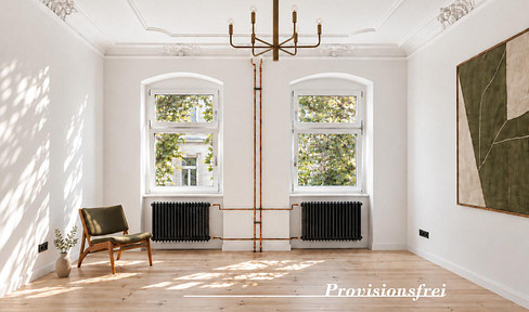 Brand new apartment in a renovated building in Prenzlauer Berg, located between the Kollwitzkiez and Winsviertel areas. No agency fees.