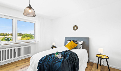 Move in immediately! Bright, modern 3-room apartment with a south-facing balcony, renovated in 2026, located in Straubing.