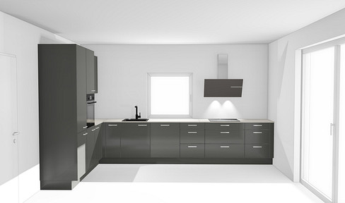 First occupancy: 2 x 2-room apartment with elevator – optionally with a 100m² garden or a south-facing balcony.