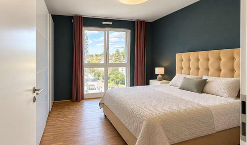 Fully Furnished 3-Room Modern Apartment with Large Balcony and Taunus Views in Oberursel