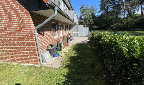 3-Zimmer-EG-Wohnung, ca. 73,6 m², Terrasse + Stellplatz in Hellwege