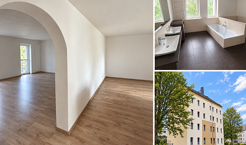 Schöne 4-Zimmer-Wohnung | 135 m² | Balkon | 2 Bäder | EBK | Garten