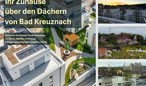 First occupancy: Exclusive 2-room penthouse apartment in Bad Kreuznach.