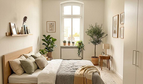 127 m² for the whole family | 5 rooms | High-quality renovated | Parking space.