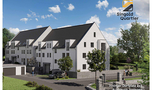 PROVISIONSFREI - Traumhafte Galerie-Wohnung im Erstbezug am Dorfplatz von Augsburg-Inningen