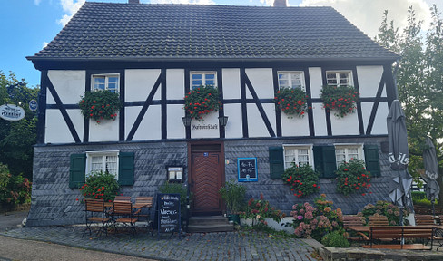 Historisches Fachwerk-Ensemble (Haupthaus + Nebengebäude + 2 Garagen)
