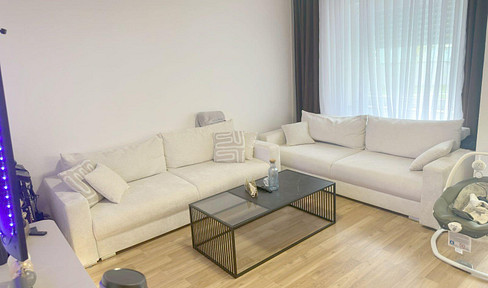 Beautiful, bright 3-room apartment with fitted kitchen and balcony in Ulm-Böfingen.