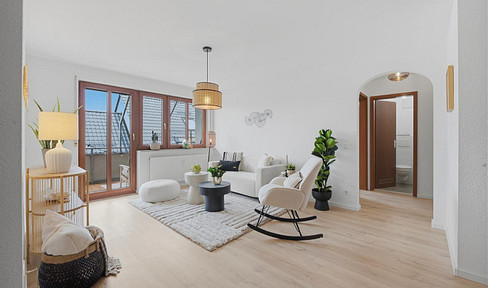 Renovierte 2,5-Zimmer-Wohnung mit Balkon, Einbauküche und Tiefgaragenstellplatz in Ostfildern