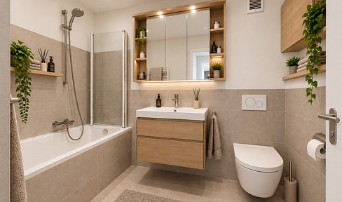 Erstbezug nach Kernsanierung – 3 Zimmer mit zwei Balkonen in Harlaching