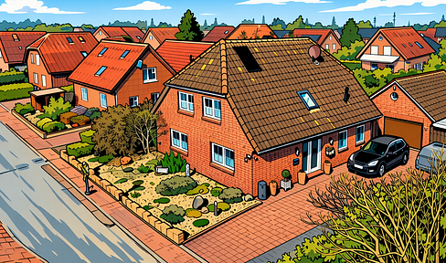 Well-maintained single-family house with 160 m² of living space, a 797 m² plot, and a new Bosch gas heating system – available without commission.