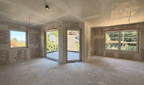 FIRST OCCUPANCY: 3-room penthouse apartment with two balconies and panoramic views.