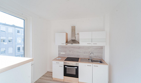 Well-proportioned 2-room apartment near the train station.
