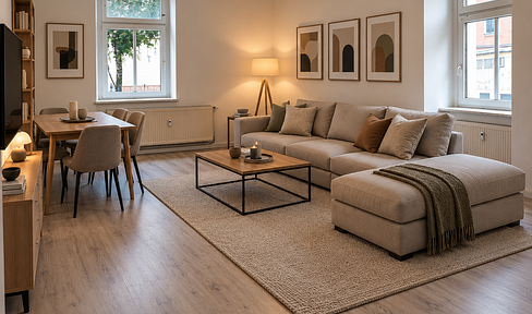 Neu renovierte 3-Zimmerwohnung mit Balkon zu vermieten