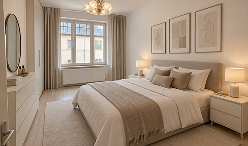 Beautiful, modernly renovated 4-room apartment for rent.