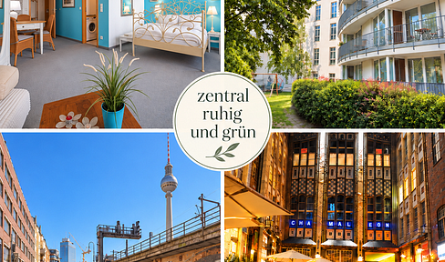 Hackescher Markt: Centrally located, yet peaceful and green.