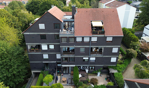 Maisonette mit Kamin und Dachterrasse │ Ihre neue Wohnung über den Dächern von Leverkusen