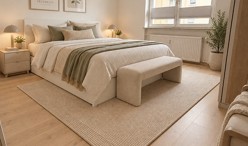 3-room apartment in the Rosenau district of Hanau.