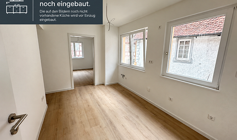 Completely renovated 3-room apartment in the heart of Bad Wimpfen!