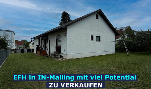 Detached house with no leasehold, situated on a spacious plot – offering great potential in Ingolstadt-Mailing.