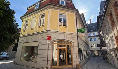 Laden oder Büro im Steingruber-Bau: 94 m², renoviert, 3 Schaufenster – Ansbach Neustadt